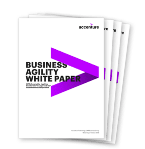 Accenture white paper - SAP Delivery Agility