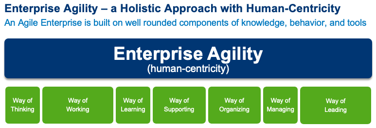 Figure 1. Enterprise Agility with human-centricity