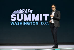 Andrew Sales on stage at the safe summit washington dc